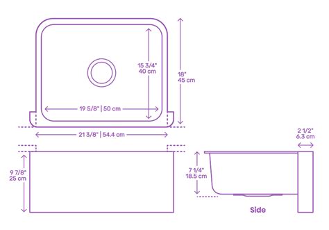 Size Of A Kitchen Sink