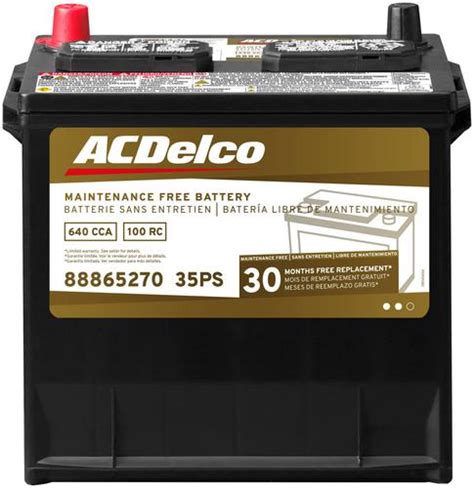 Acdelco Battery Group Size 35 35ps Oreilly Auto Parts