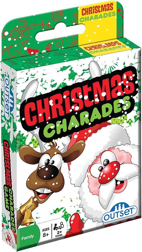Outset Media Christmas Charades Card Game Contains 210 Charades 4 Or More