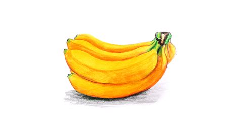 Banana Drawing Step By Step