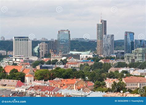 Skyline Financial Centre Of Vilnius Lithuania Editorial Image Image