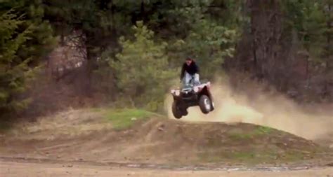 If you crashed in a river or lake (not salt water), it's more likely to save the quad when retrieved fast enough. Friday Funny: Ramin Meets Front Rack - ATVConnection.com
