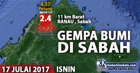 Gempa bumi adalah salah satu ancaman bahaya bencana alam yang dapat menimbulkan risiko terhadap kehidupan manusia, kerugian harta benda dan kerusakan lingkungan. Gempa Bumi Di Ranau | 2.4 Skala Richter - 17072017 ...