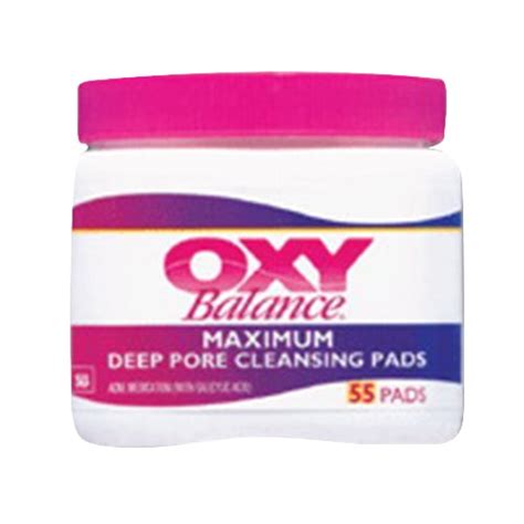 Oxy Deep Pore Acne Medicated Cleansing Pads Maximum Strength 55 Ea