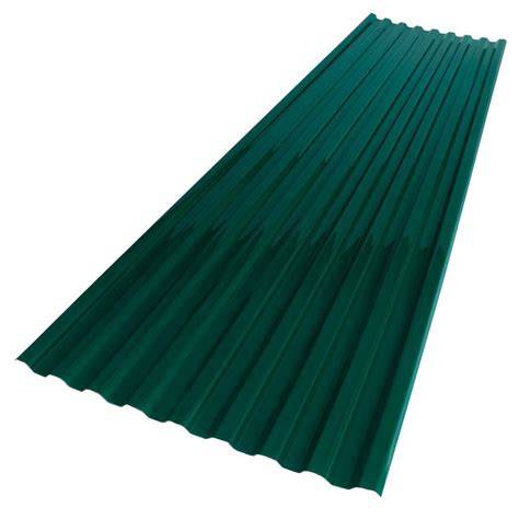 Suntuf 26 In X 6 Ft Hunter Green Polycarbonate Roof