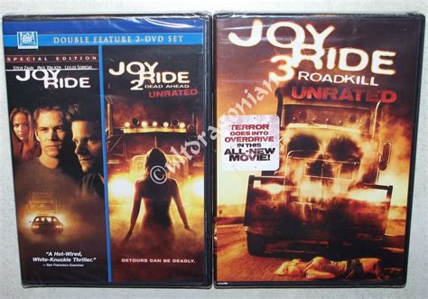 Joy Ride 2 Pack Dvd 2008 2 Disc Set Checkpoint Sensormatic Widescreen For Sale Online