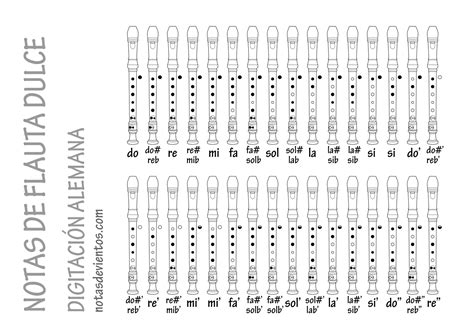 Notas Musicales De Flauta Dulce 2pclycrametallicromperbeltrightnow