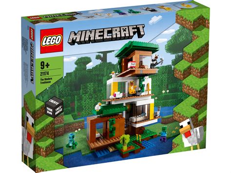 Lego Minecraft Nowoczesny Domek Na Drzewie 21174 Kup Klocki Doceń