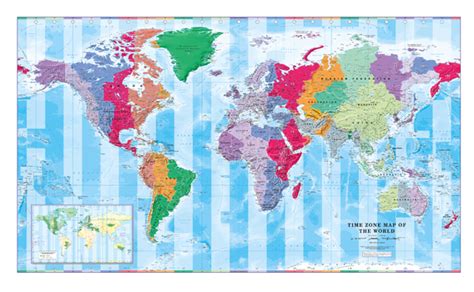 World Time Zone Map