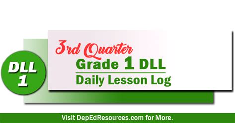 Grade Quarter Daily Lesson Log Deped Resources Hot Sex Picture