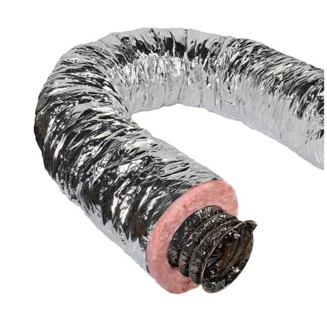 Insulation Pull Insulated Flex Duct Over Rigid Duct Home