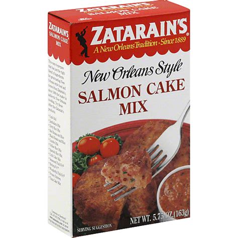 Zatarains Salmon Cake Mix 575 Oz Pantry Sun Fresh