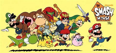 In The Smash House The Loud House Smash Bros Super Smash Bros