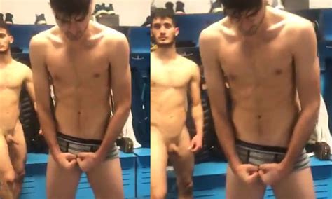 Hung Italian Footballer Caught Naked Spycamfromguys Hidden Cams Spying On Men