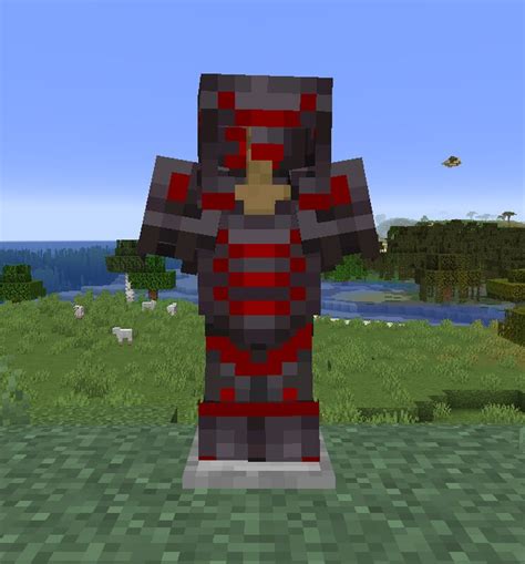 Red Netherite Armor And Tools 12021201120119211911191