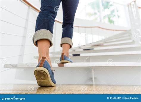 Climbing The Stairs Royalty Free Stock Image Cartoondealer Com
