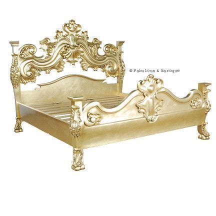 I ♡ baroque king/california bed set. King Arthur Bed - Gold Leaf | Unique furniture design ...