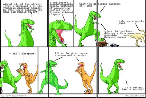 Want to discover art related to dinosaurios? Dinosaur Comics - All The Tropes