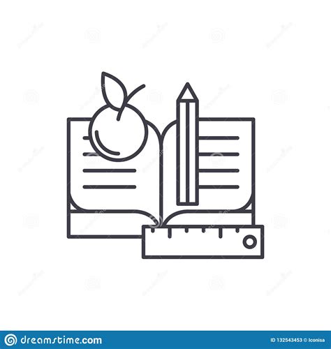 Free vector icons in svg, psd, png, eps and icon font. Schooling Line Icon Concept. Schooling Vector Linear ...