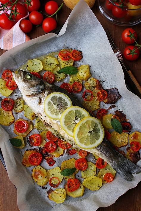 Maybe you would like to learn more about one of these? BRANZINO AL FORNO CON PATATE E POMODORINI - I SAPORI DI CASA