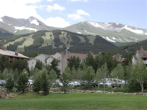 Breckenridge Colorado Ski Slopes During The Summer Months Colorado