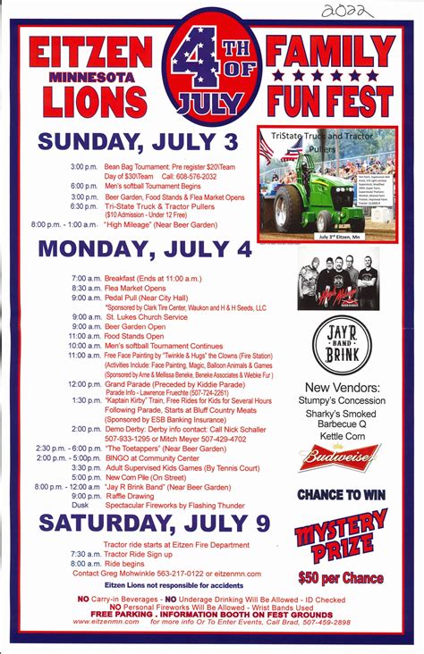 Eitzen Family Fun Fest – City of Eitzen, Minnesota