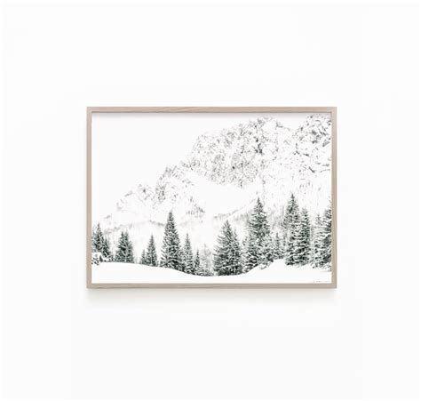 Winter Print Set Of 6 Winter Wonderland Printable Christmas Etsy