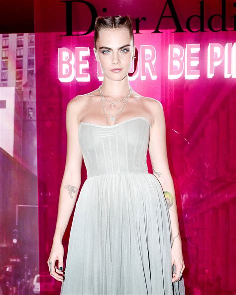Cara Delevingne In Dior Addict Stellar Shine Lipstick Campaign Pics
