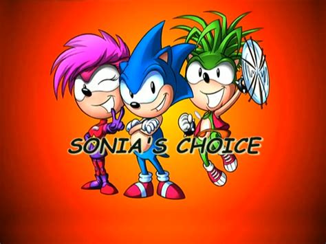 Sonias Choice Sonic News Network Fandom Powered By Wikia