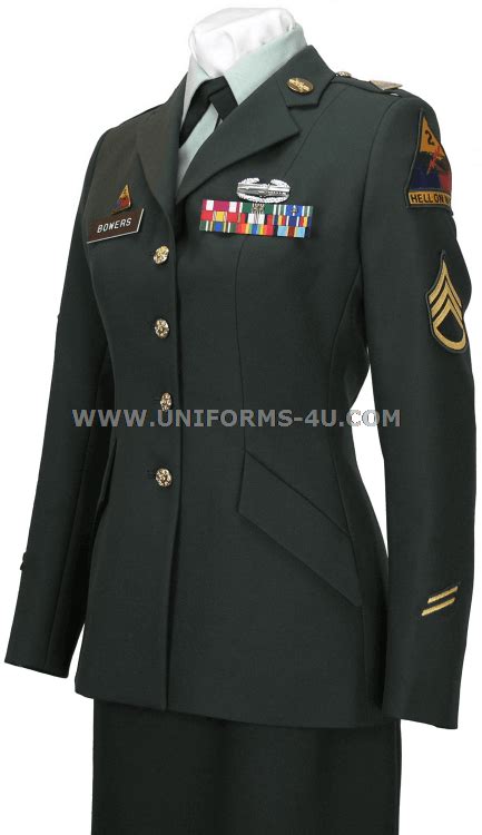 Us Army Female Enlisted Class A Army Green Uniform