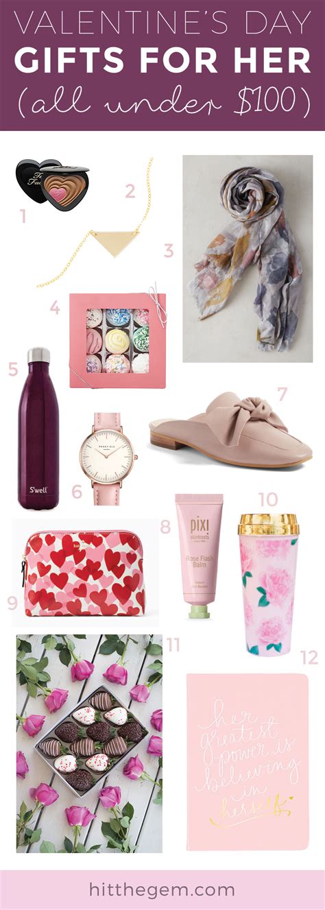 Birthday gifts for best friends under $100 in 2021. Valentine's Day Gifts for Her Under $100 - The Gem ...