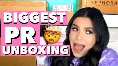 Huge Pr Unboxing 📦 Free Makeup Haul Giveaway Youtube