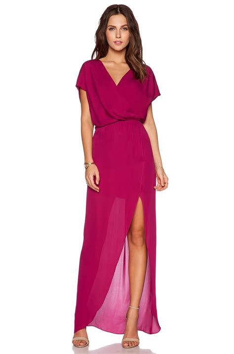 Rory Beca Maid By Yifat Oren Plaza Gown In Magenta Fall Wedding Guest