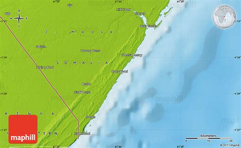 physical map of dar es salaam