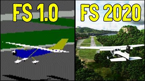 Evolution Of Microsoft Flight Simulator 1982 2020 Gameplay Youtube