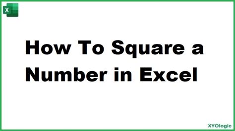 How To Square A Number In Excel All There Is To Know