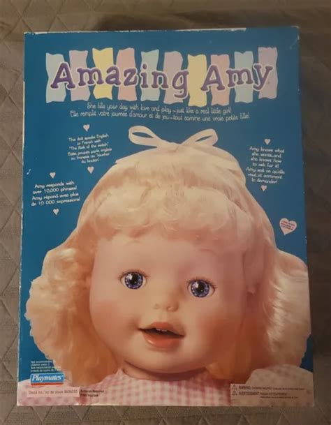 Amazing Amy Playmates Doll 18 Interactive Vintage 1998 New In Box 100