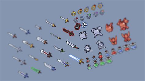 Choose from thousands of premium pixel and others styles of icons on iconfinder.com. Pixel art - 16x16 and 32x32 RPG Items Pack by Lee J See