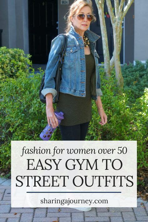 Easy Gym To Street Outfits Over 50 Womens Fashion Clothes For Women Over 50 Athleisure Outfits