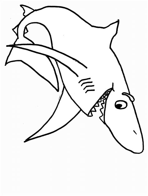 Shark Printable Coloring Pages