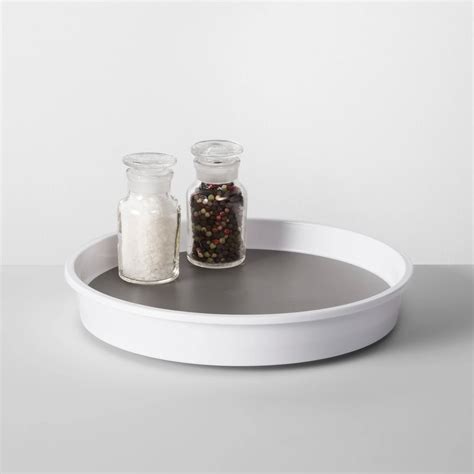 Kitchen Cabinet Turntable In White Best Kitchen Organization Products