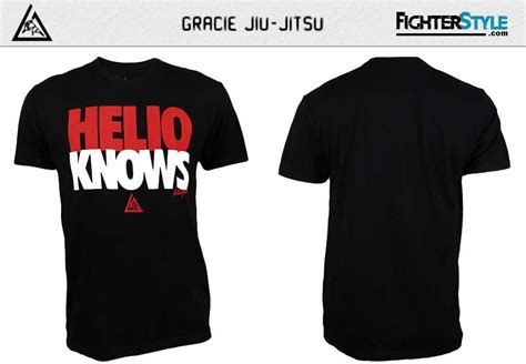Gracie Jiu Jitsu Helio Knows Shirt