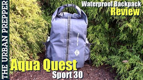Aqua Quest Sport 30 Waterproof Backpack Review Youtube