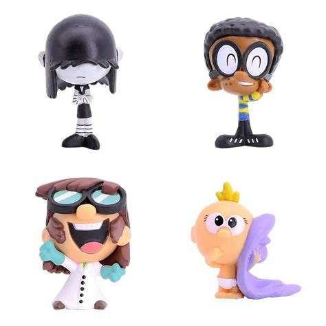 Loud House Action Figure 8 Pack Lincoln Clyde Lori Lily Leni Lucy Lisa
