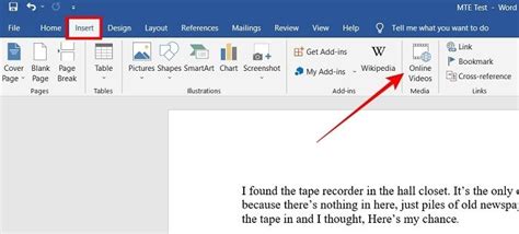 How To Add A Youtube Or Offline Video To Word Documents Make Tech Easier