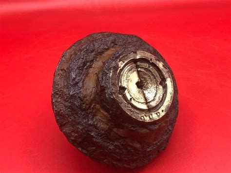 Rare With Outer Case For 21cm German Gz04 Artillery Shell Fuse 1914