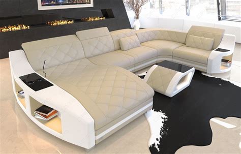 Top 5 favorite sectionals | best sectionals for a living room. Leather Sectional Sofa Palm Beach U Shape | Best leather ...