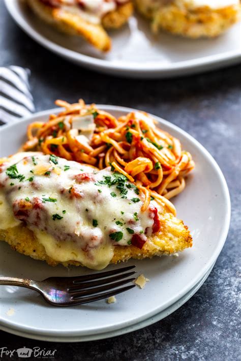 Transfer to the prepared baking sheet. Oven Baked Chicken Parmesan