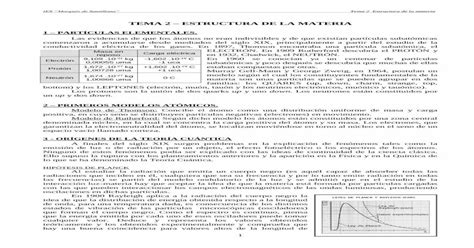 Tema 2 Estructura De La Materia Marqués De Santillana” Tema 2
