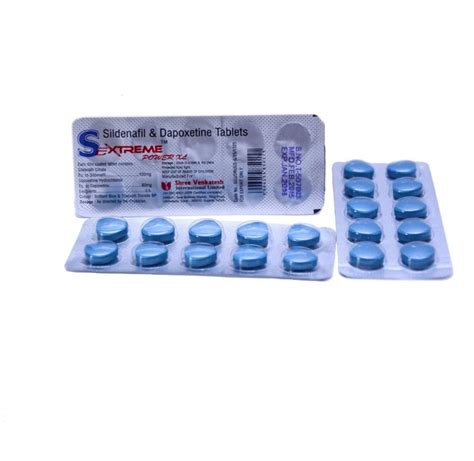 Sextreme Power Xl Sildenafil 100mg And Dapoxetine 60mg At Rs 199box